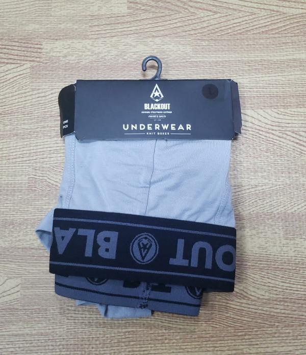 BOXER BLACK OUT GRIS MEDIUM