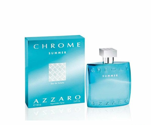 COLONIA DE HOMbRE CHROME SUMMER AZZARO