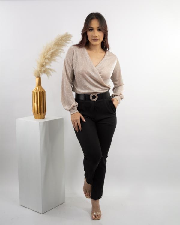 PANTALON CHOCOLATE NEGRO LARGE