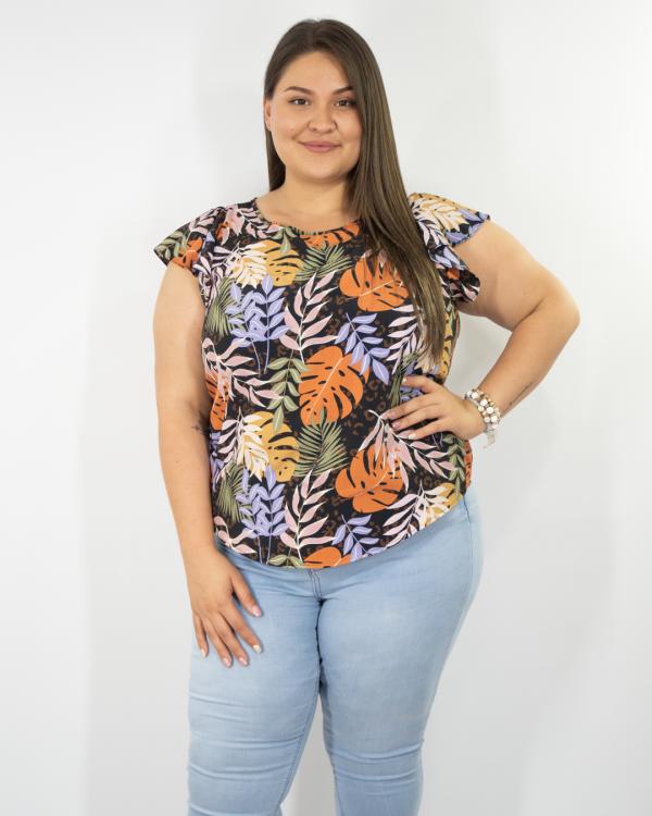 BLUSA TOGETHER PALMERAS 2XLARGE