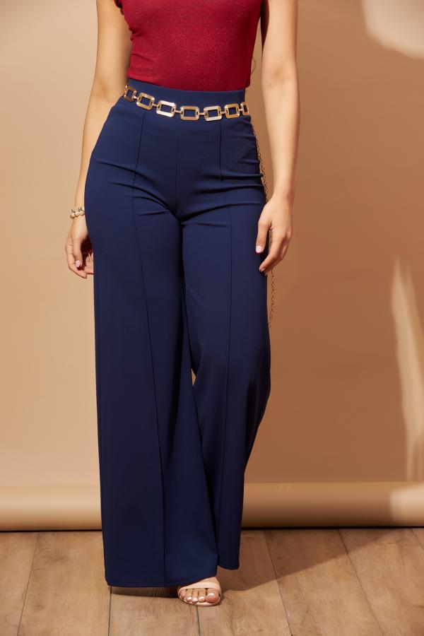 PANTALON AZUL  CRECE LARGE