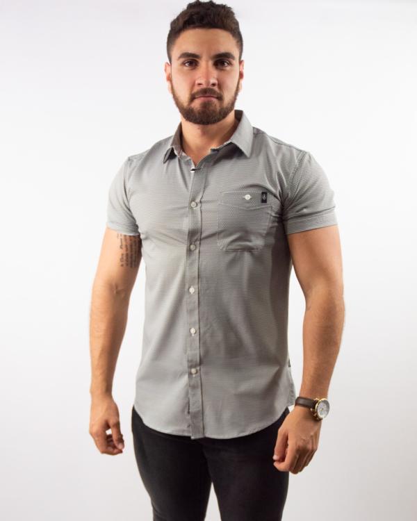 CAMISA BLACK OUT NEGRA CUAROS SMALL