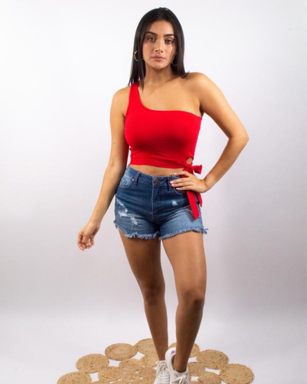 BLUSA AMBIANCE ROJA SMALL