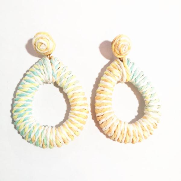 ARGOLLAS COLORES VERDE Y NARANJA