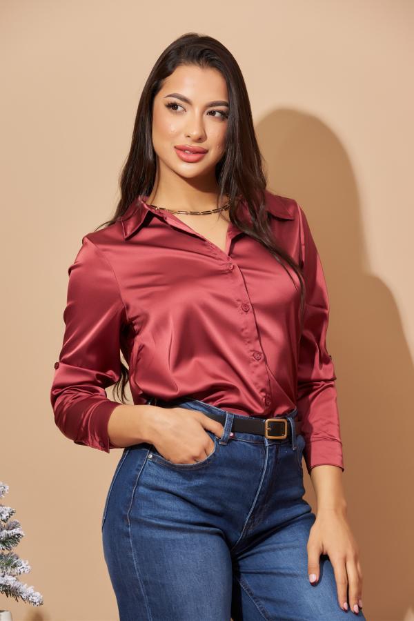 BLUSA VINO DNA XLARGE
