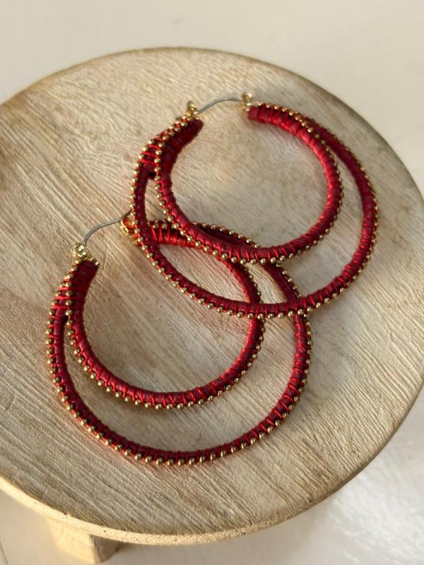 ARGOLLAS COLORES ROJO