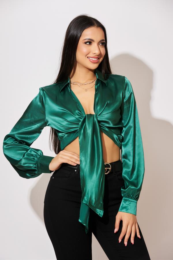 BLUSA VERDE TIMING MEDIUM