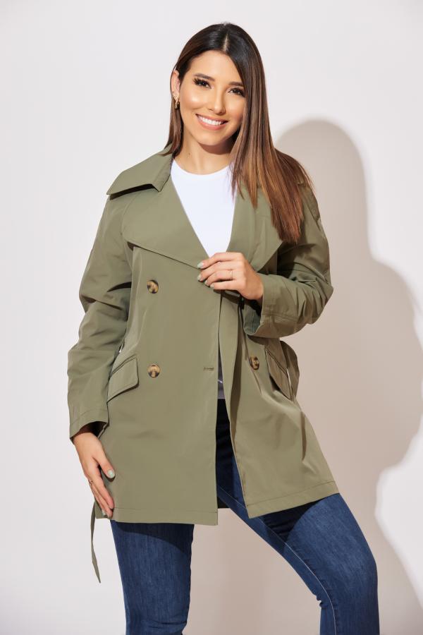 ABRIGO VERDE MUSGO LOVE TREE LARGE