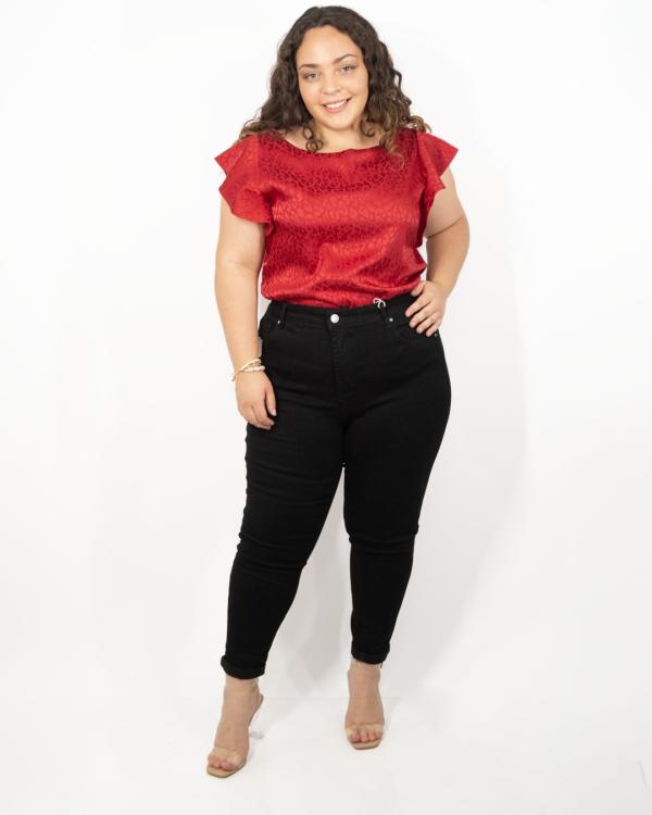 PANTAL&Oacute;N NEGRO WAX JEANS 20