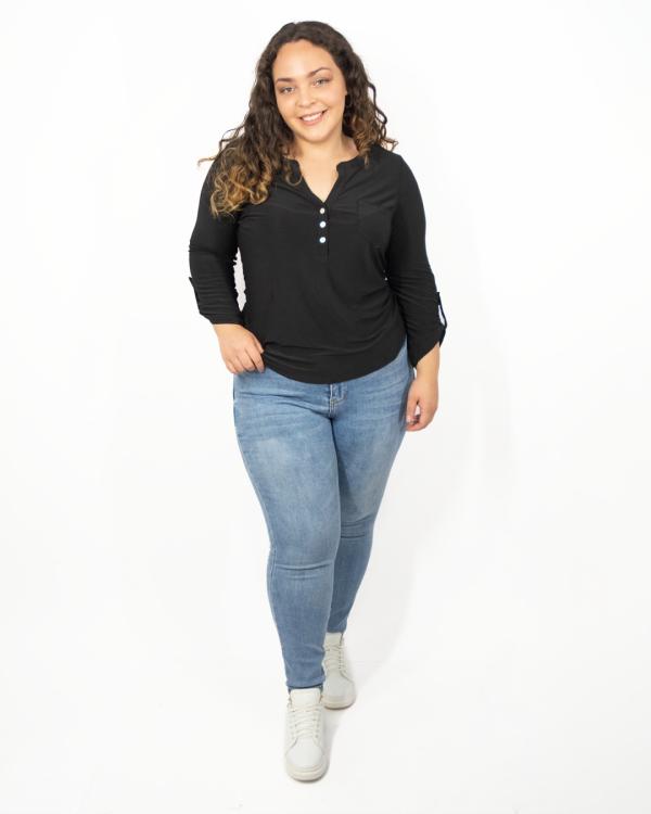 BLUSA DNA NEGRO 1X LARGE