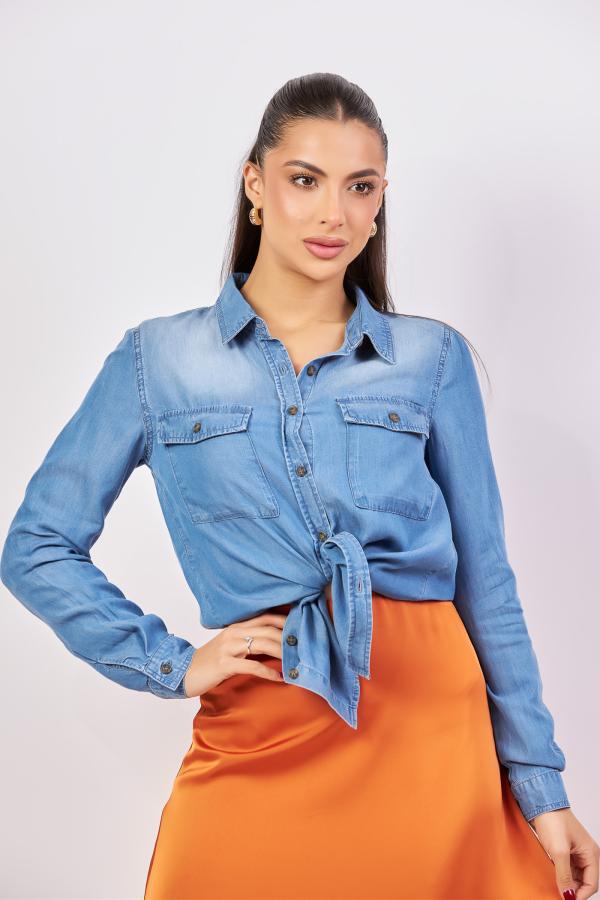 BLUSA MEZCLILLA LOVE TREE LARGE