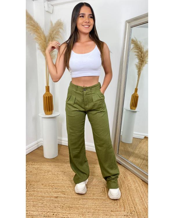 PANTAL&Oacute;N VERDE LOVE TREE SMALL