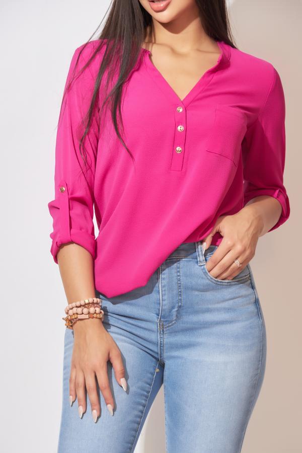 BLUSA FUCSIA DNA MEDIUM