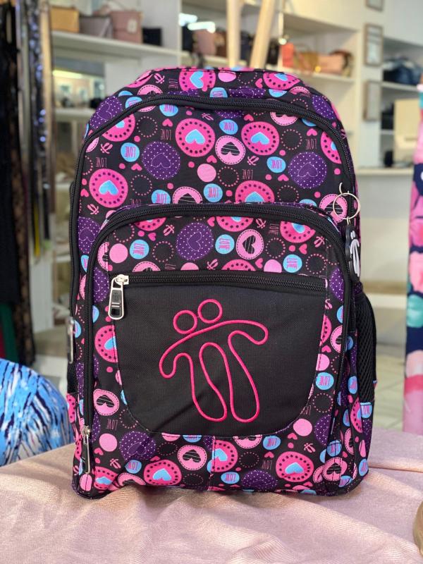 BOLSO Y MOCHILA CORAZONES TOTTO UNITALLA
