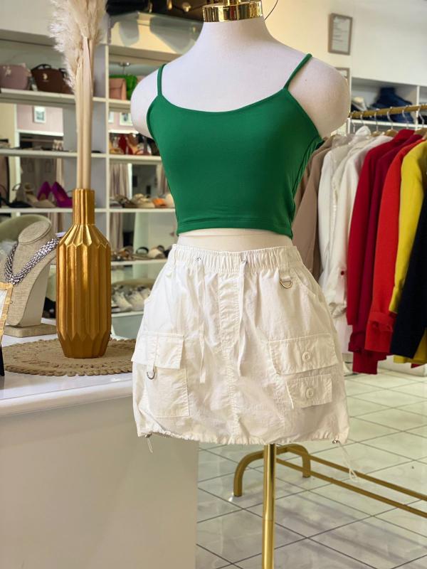 CROP TOP TIRANTES VERDE LARGE