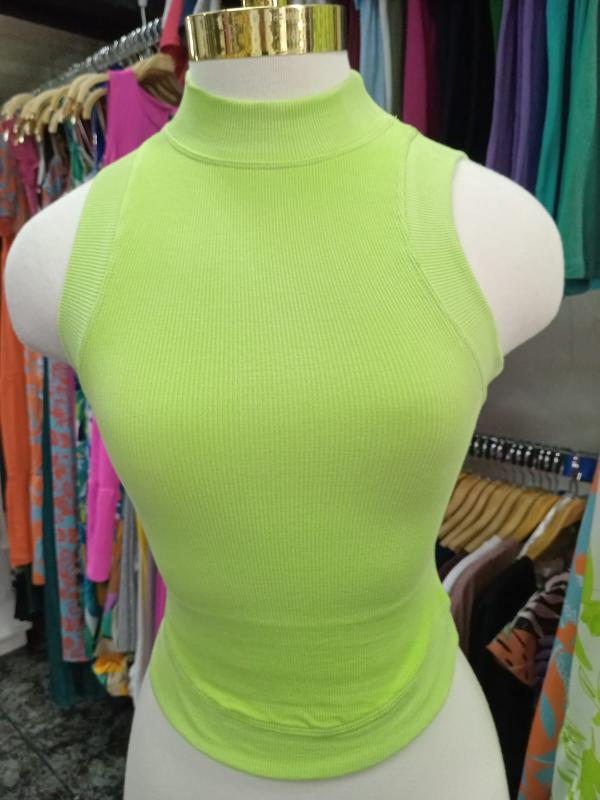 CROP TOP VERDE LIM&Oacute;N DYNAMIC UNITALLA