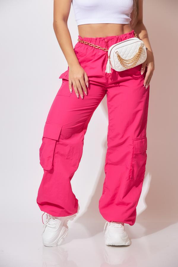PANTAL&Oacute;N CARGO FUCSIA LOVE TREE SMALL
