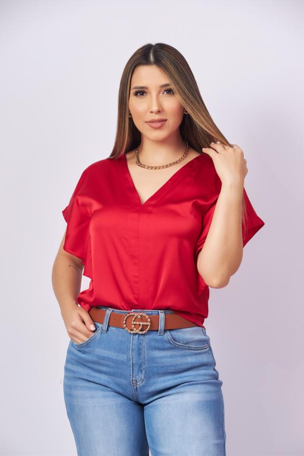 BLUSA ROJA DNA LARGE