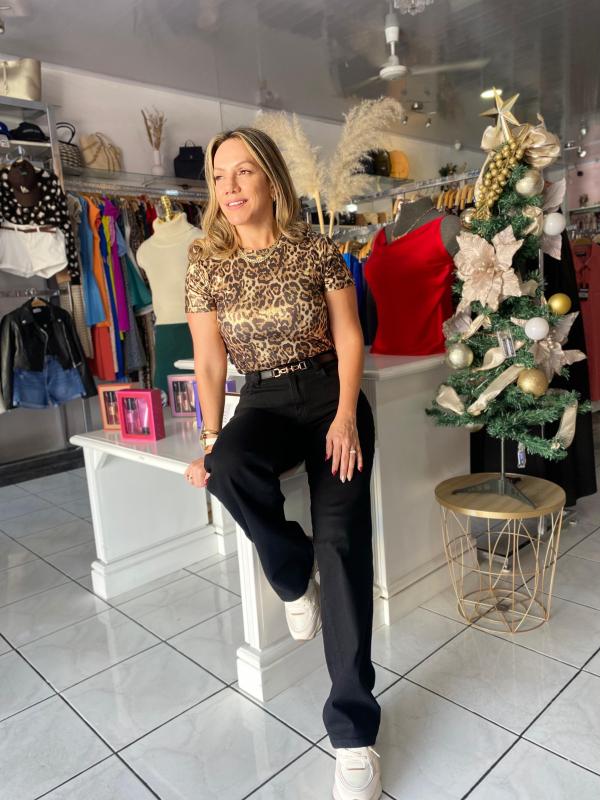 BLUSA TABA ANIMAL DORADA MEDIUM
