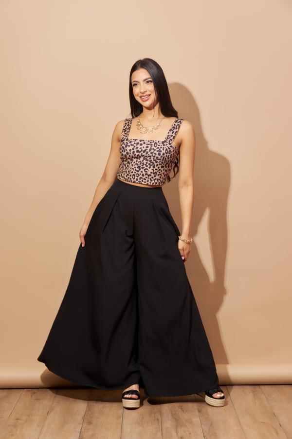 CROP TOP ANIMAL NYLON SMALL