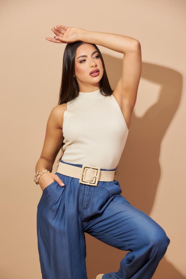 BLUSA BEIGE WORKSHOP MEDIUM