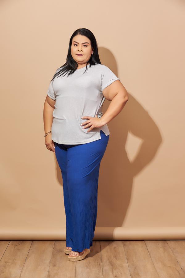 BLUSA PLATEADA TABA X LARGE