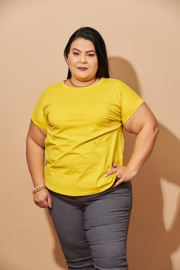 BLUSA AMARILLA TABA 2 XLARGE