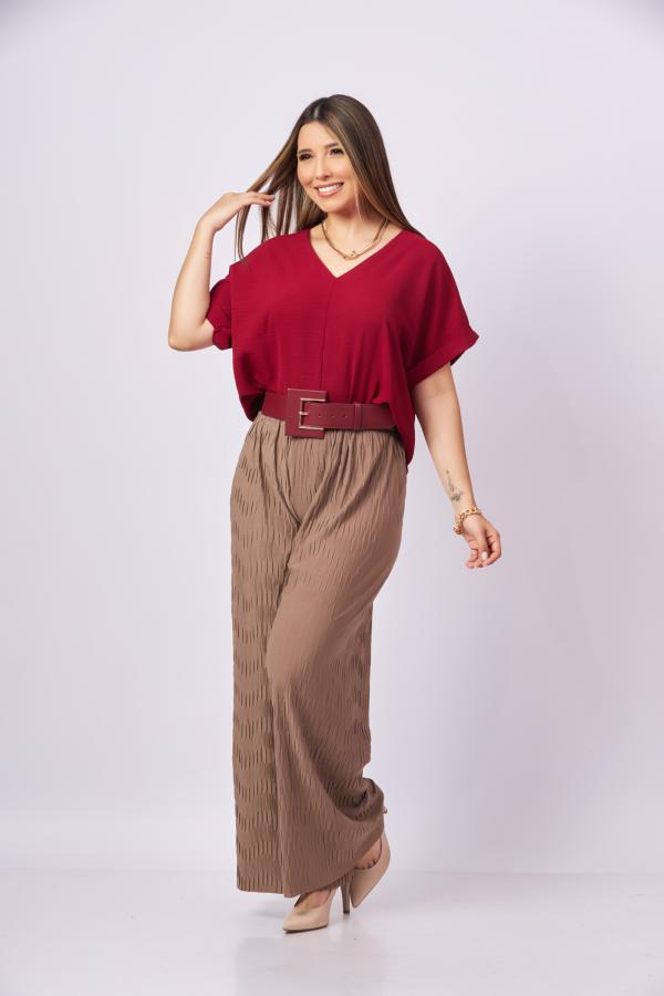 BLUSA VINO TIMING LARGE