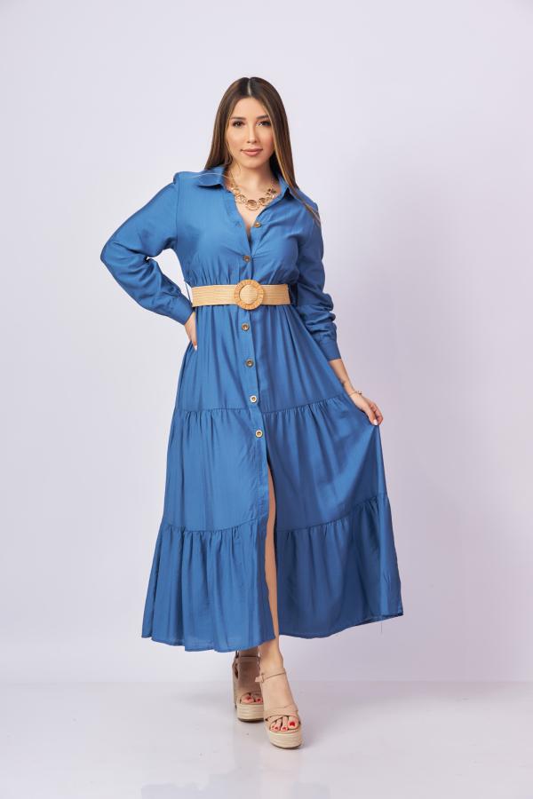 VESTIDO AZUL ONLY4U LARGE