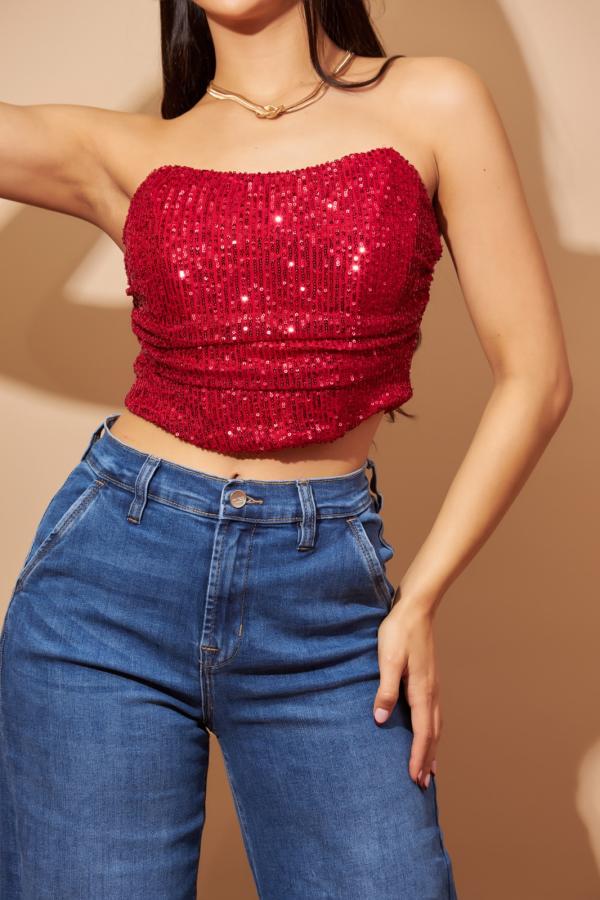 CROP TOP VINO HAUTE MONDE LARGE