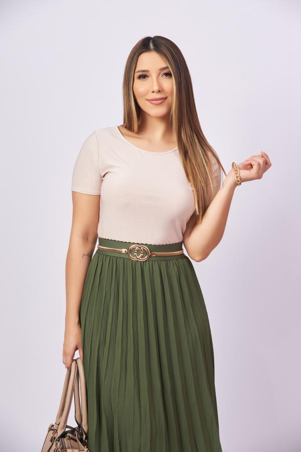 BLUSA BEIGE FUEGO MEDIUM