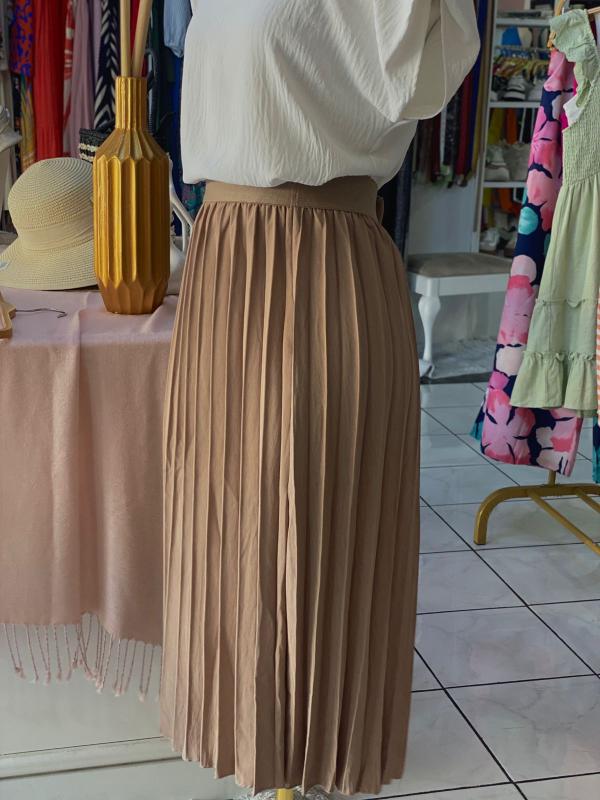 ENAGUA BEIGE PONNY TAIL X LARGE