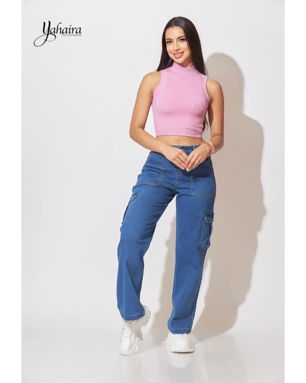 PANTAL&Oacute;N MEDIUM WAX JEANS 9