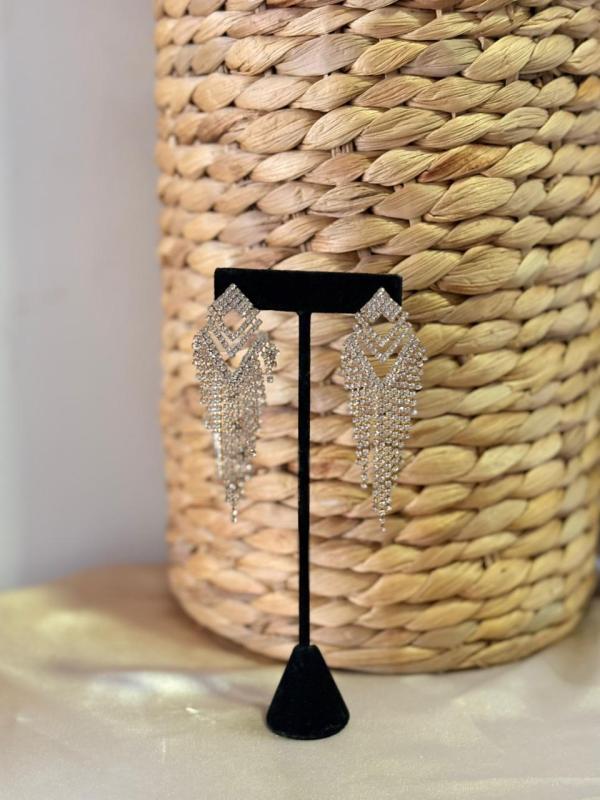 ARETES DORADOS CRYSTAL