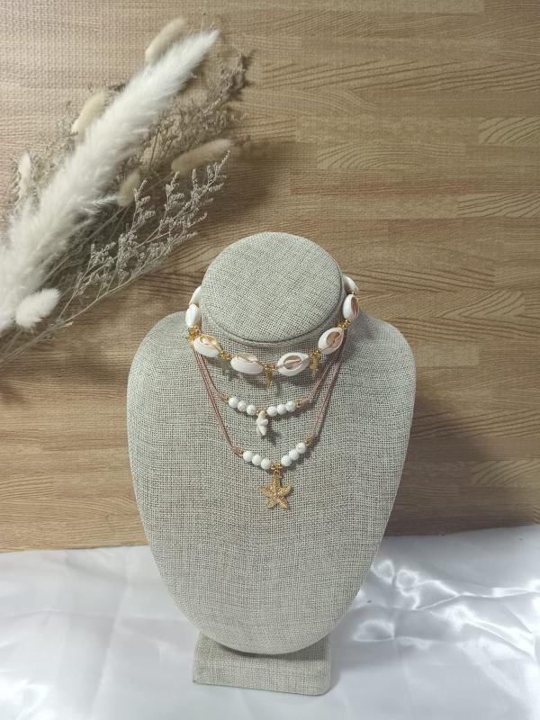 COLLAR DE CONCHAS MUJER