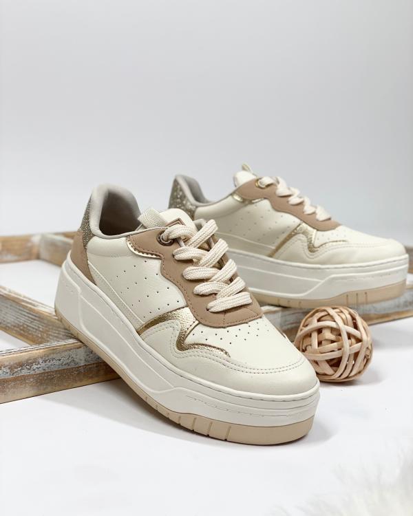 TENIS BEIGE VIAMARTE 6