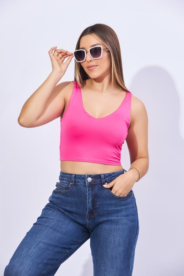 BLUSA FUCSIA WORKSHOP LARGE