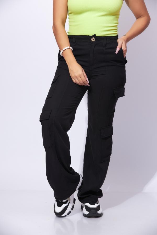 PANTAL&Oacute;N NEGRO LOVE TREE LARGE