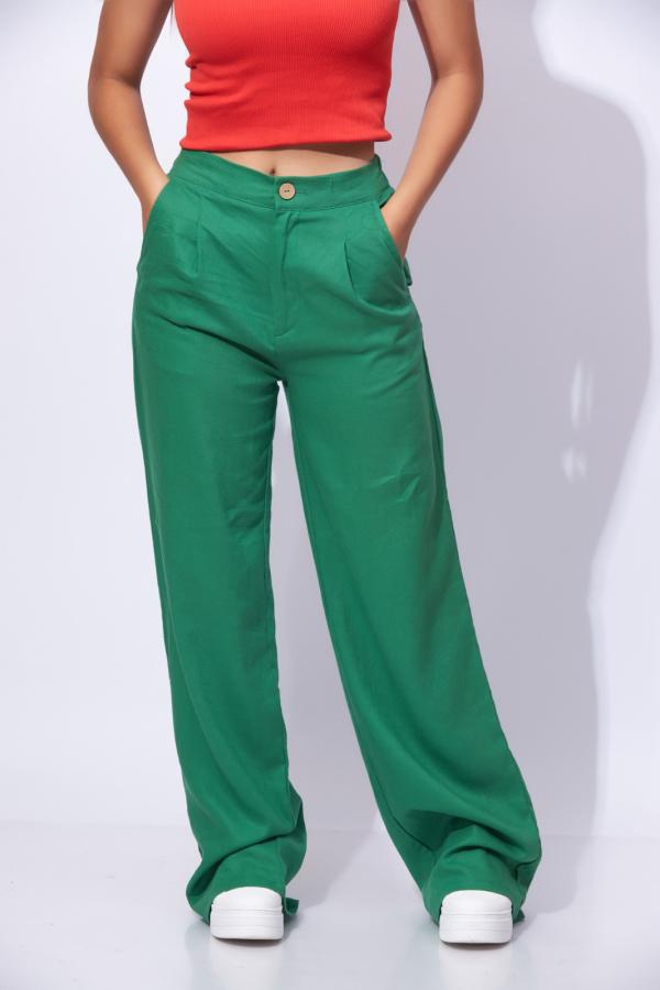 PANTAL&Oacute;N VERDE LOVE TREE MEDIUM