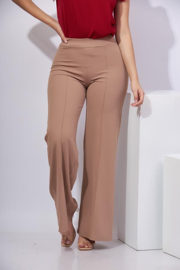 PANTALON BEIGE OSCURO  CRECE LARGE