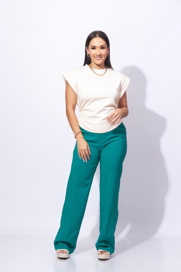 PANTAL&Oacute;N VERDE OSCURO LOVE TREE MEDIUM