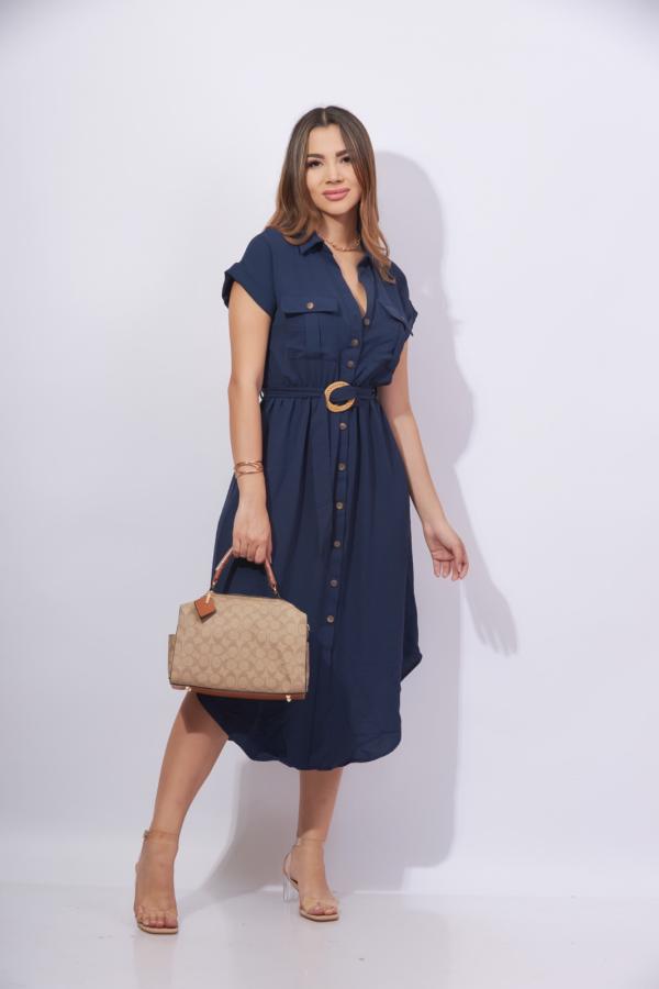 VESTIDO AZUL OSCURO BLU PEPPER MEDIUM