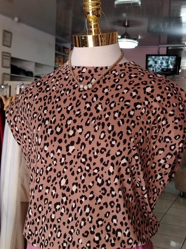 BLUSA LEOPARDO TRES BIEN X LARGE