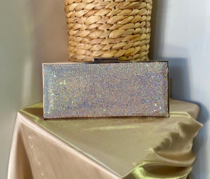 CARTERA FIESTA PLATEADA