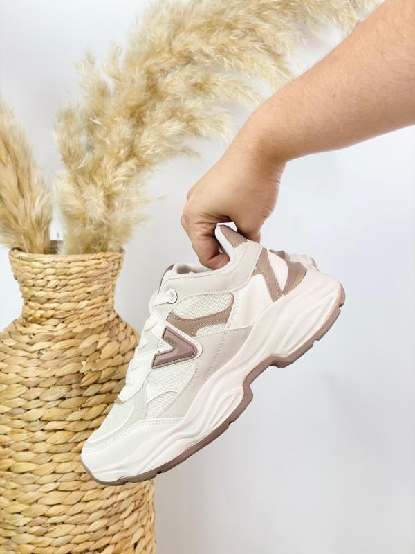 TENNIS BEIGE/CAFE VIAMARTE 40