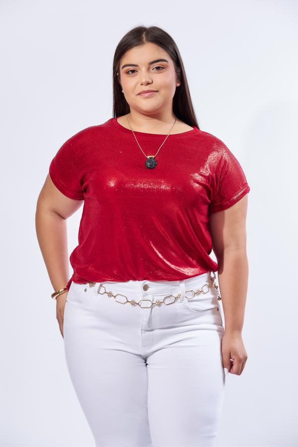 BLUSA ROJA TABA 3 XLARGE