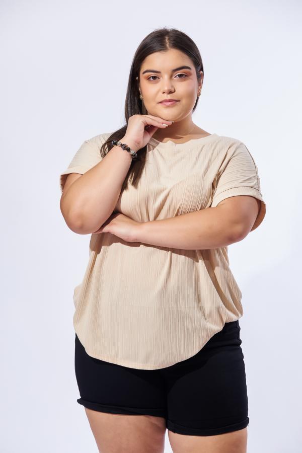 BLUSA BEIGE DNA 3 XLARGE