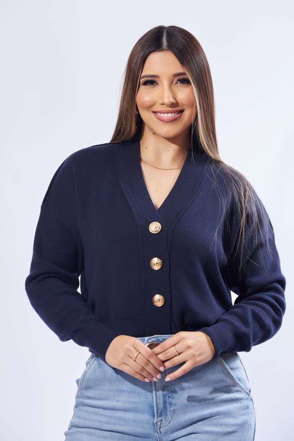 ABRIGO AZUL LOVE TREE LARGE