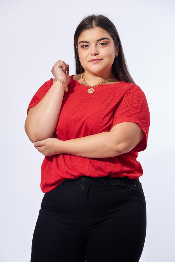 BLUSA ROJA PLUS DNA 3 XLARGE