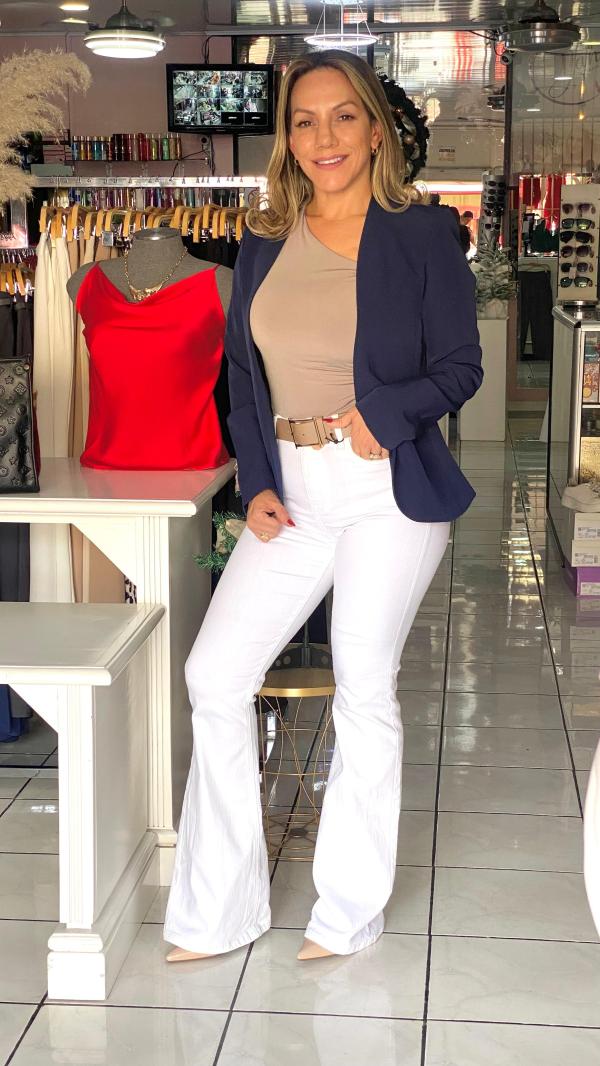 BLAZER AZUL MICHEL SMALL